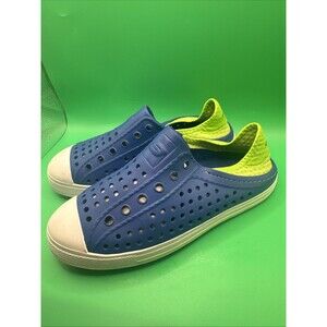 SKECHERS KIDS Foamies Guzman Steps Water SlipOn Shoes Blue Size 4 Youth NEW